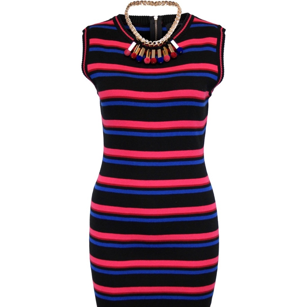 Sunset Striped Dress